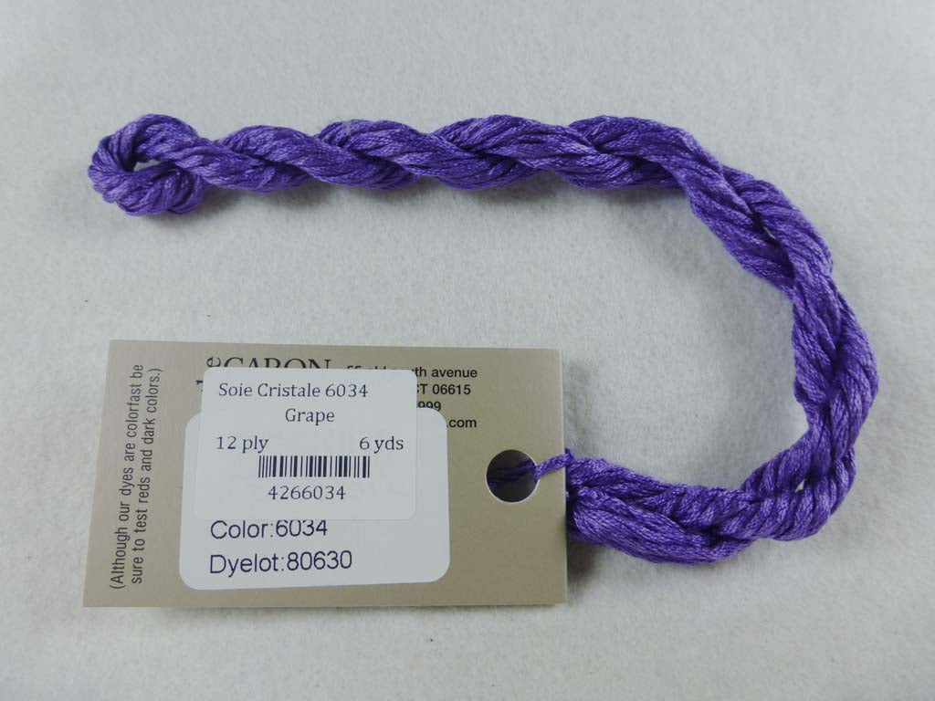 Soie Cristale 6034 Grape by Caron Collection From Beehive Needle Arts