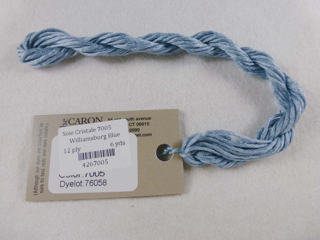 Soie Cristale 7005 Williamsburg Blue by Caron Collection From Beehive Needle Arts