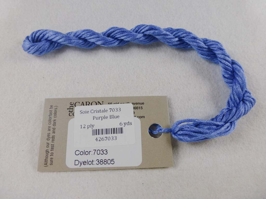 Soie Cristale 7033 Purple Blue by Caron Collection From Beehive Needle Arts