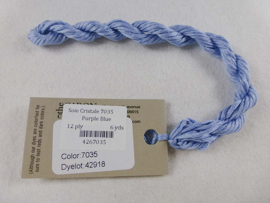 Soie Cristale 7035 Purple Blue by Caron Collection From Beehive Needle Arts