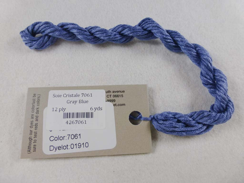 Soie Cristale 7061 Gray Blue by Caron Collection From Beehive Needle Arts