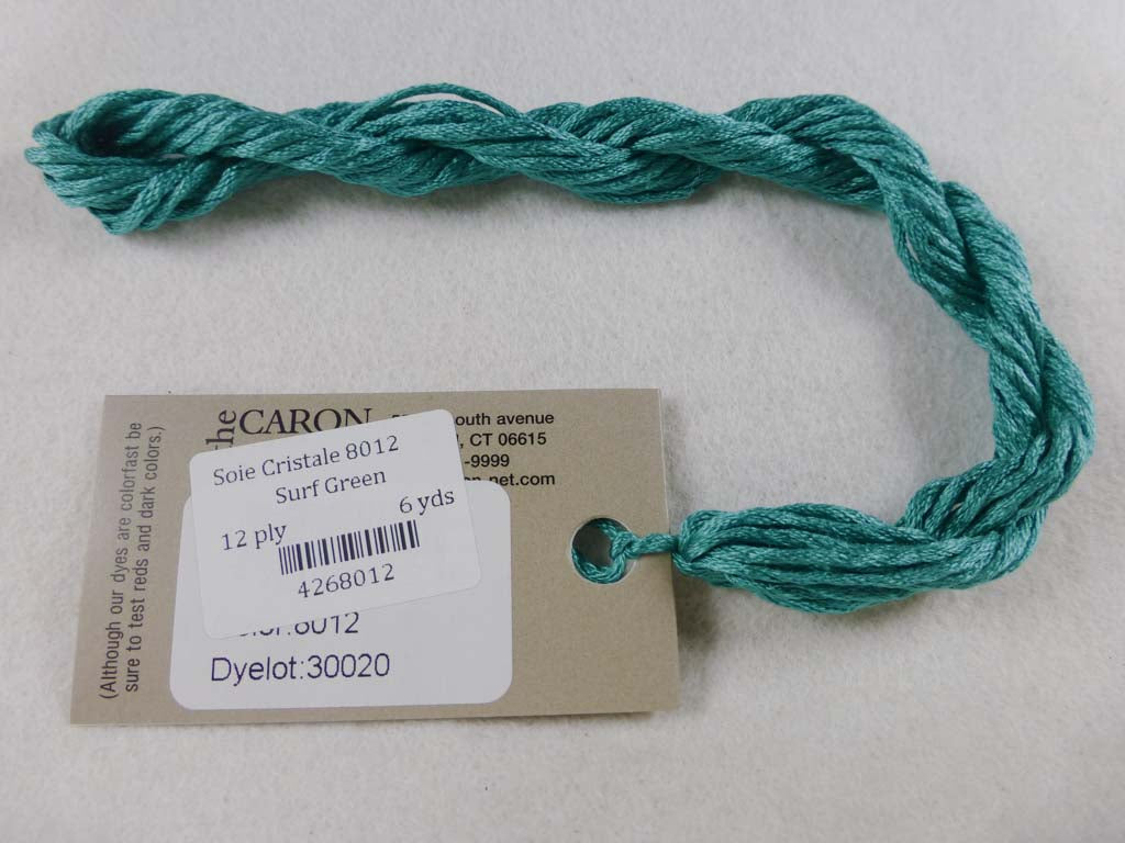 Soie Cristale 8012 Surf Green by Caron Collection From Beehive Needle Arts