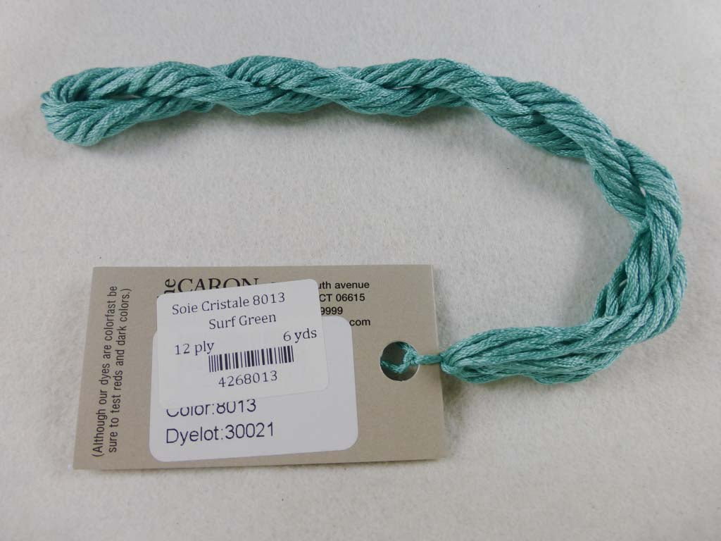 Soie Cristale 8013 Surf Green by Caron Collection From Beehive Needle Arts