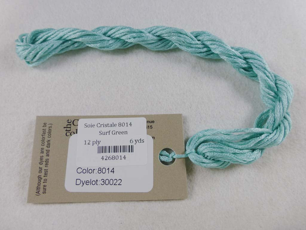 Soie Cristale 8014 Surf Green by Caron Collection From Beehive Needle Arts