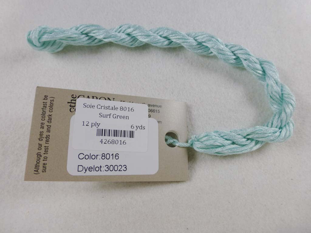Soie Cristale 8016 Surf Green by Caron Collection From Beehive Needle Arts