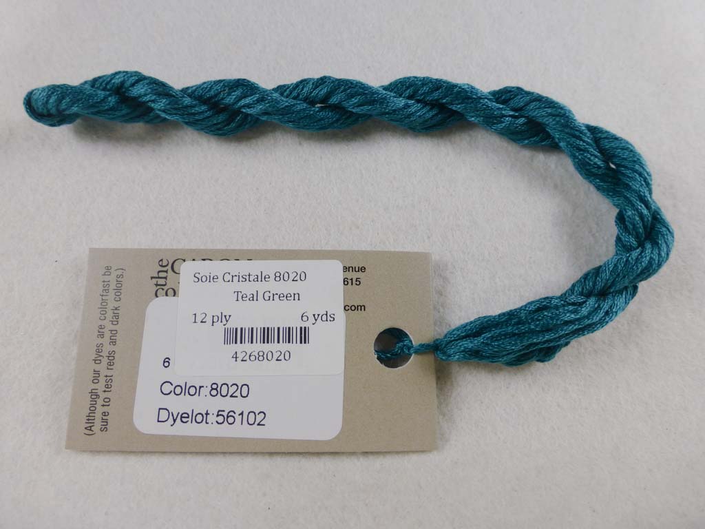 Soie Cristale 8020 Teal Green by Caron Collection From Beehive Needle Arts