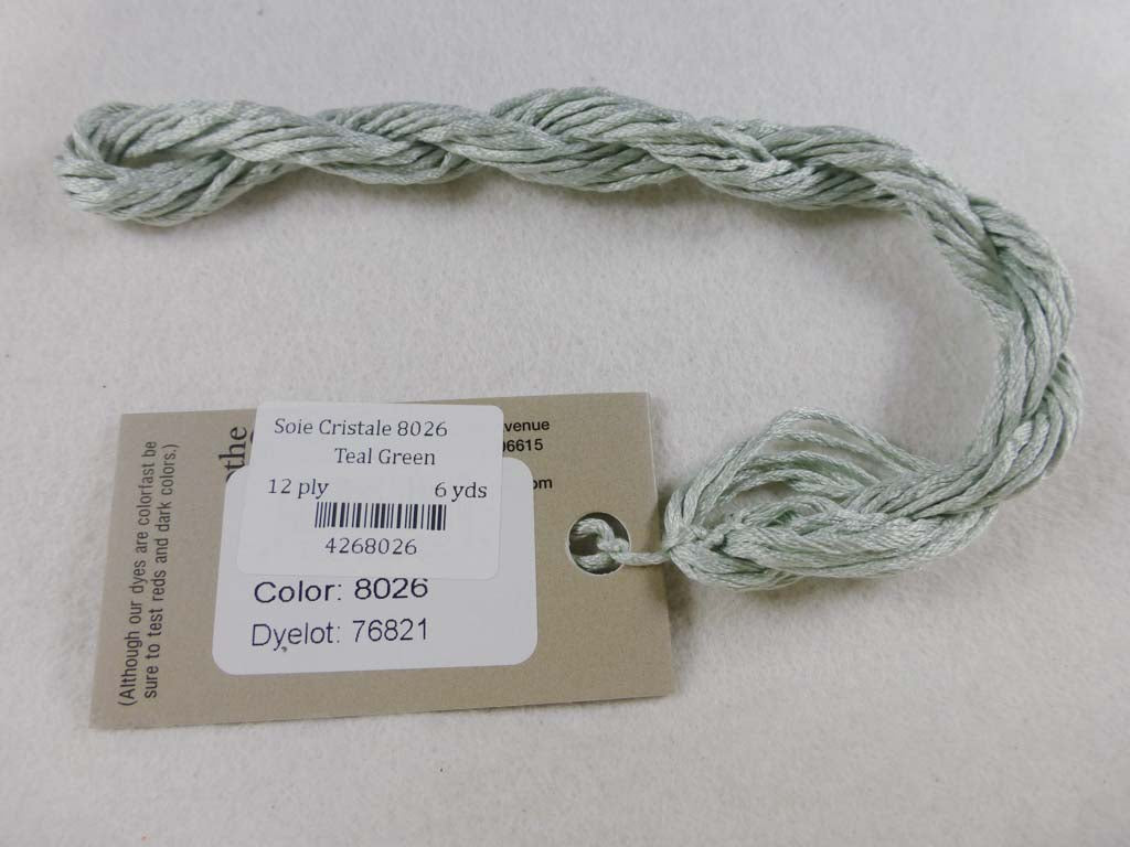 Soie Cristale 8026 Teal Green by Caron Collection From Beehive Needle Arts