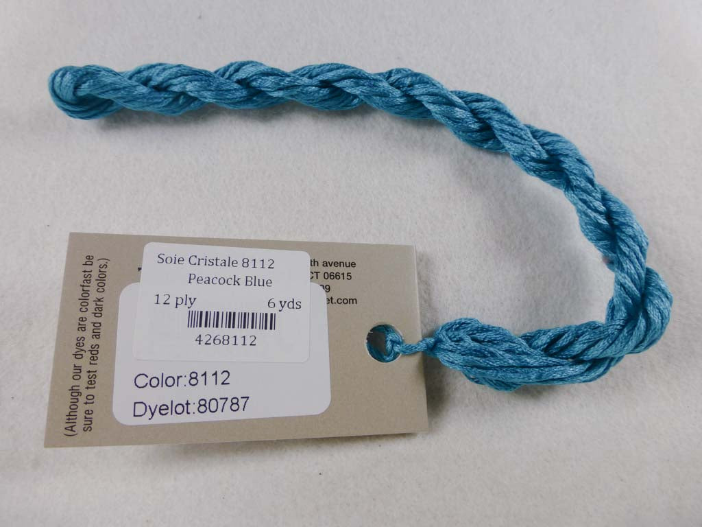 Soie Cristale 8112 Peacock Blue by Caron Collection From Beehive Needle Arts