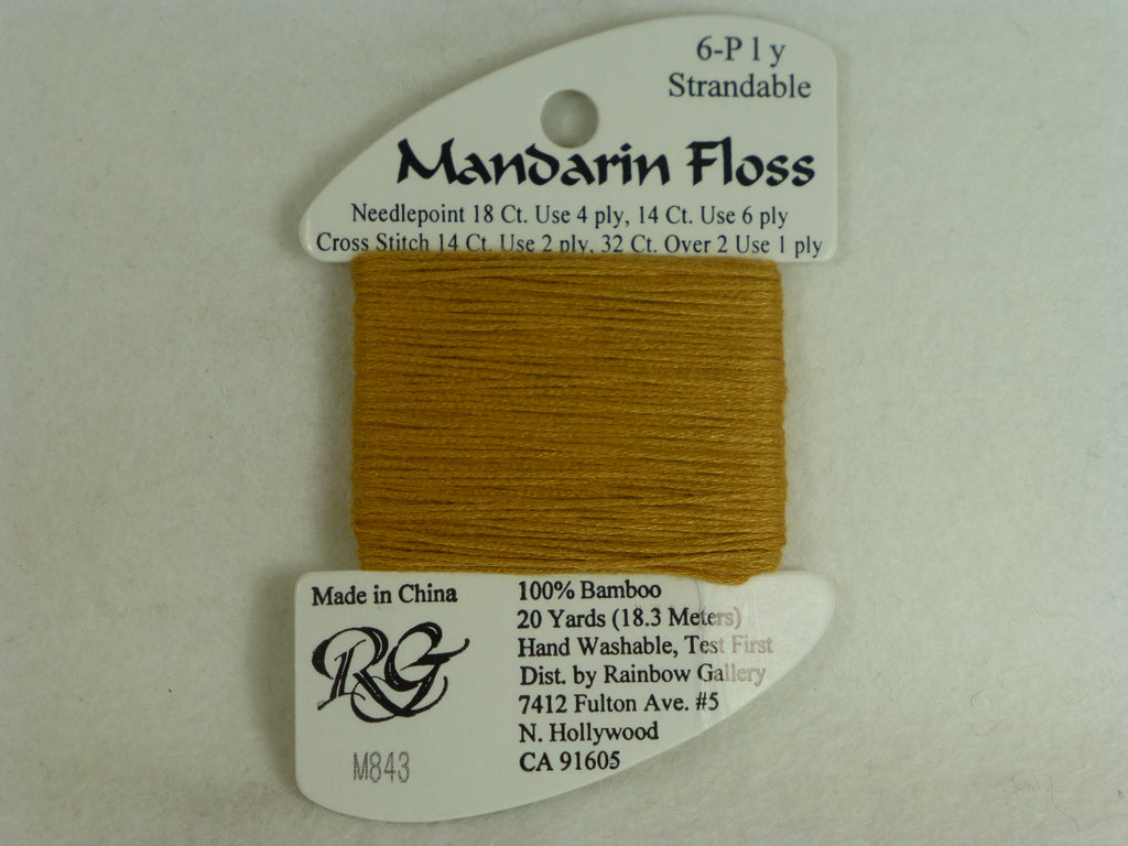 Mandarin Floss M843 Dark Straw