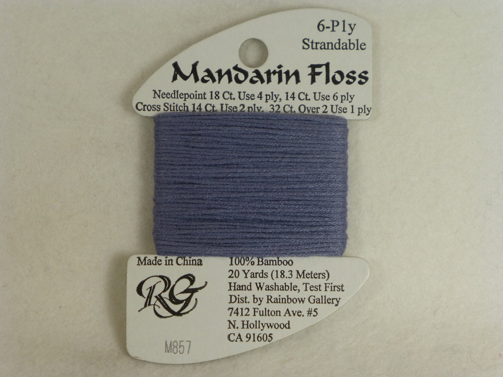 Mandarin Floss M857 Confederate Gray