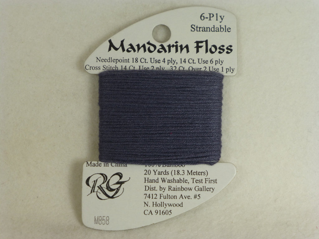 Mandarin Floss M858 Dark Confederate Gray