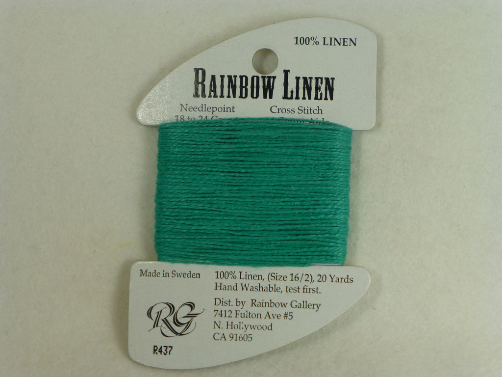 Rainbow Linen R437 Turquoise