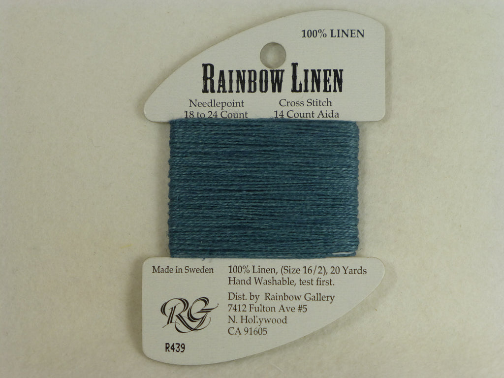 Rainbow Linen R439 Dark Gray Green