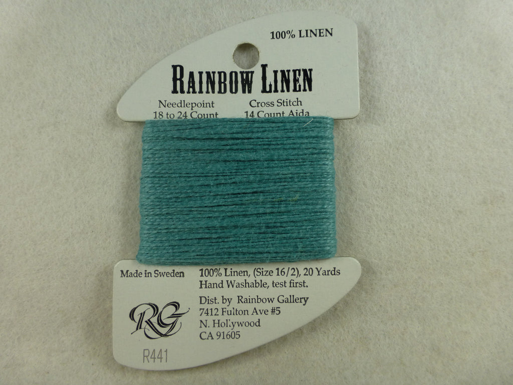 Rainbow Linen R441 Dark Aqua Green