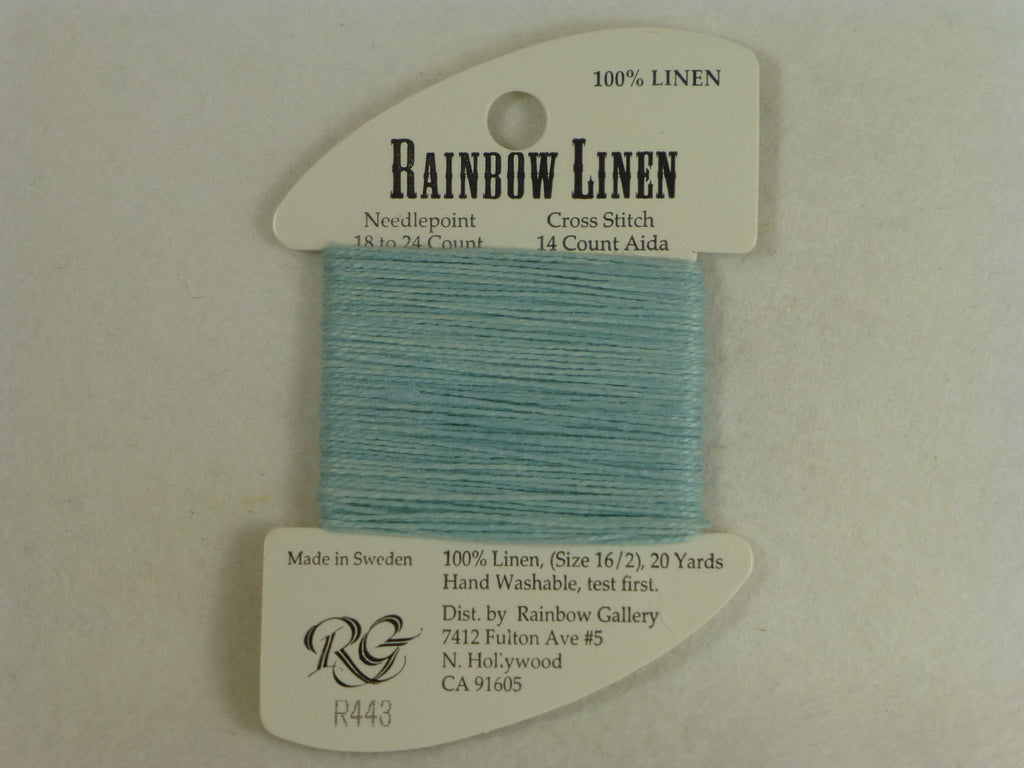Rainbow Linen R443 Pale Aqua Blue