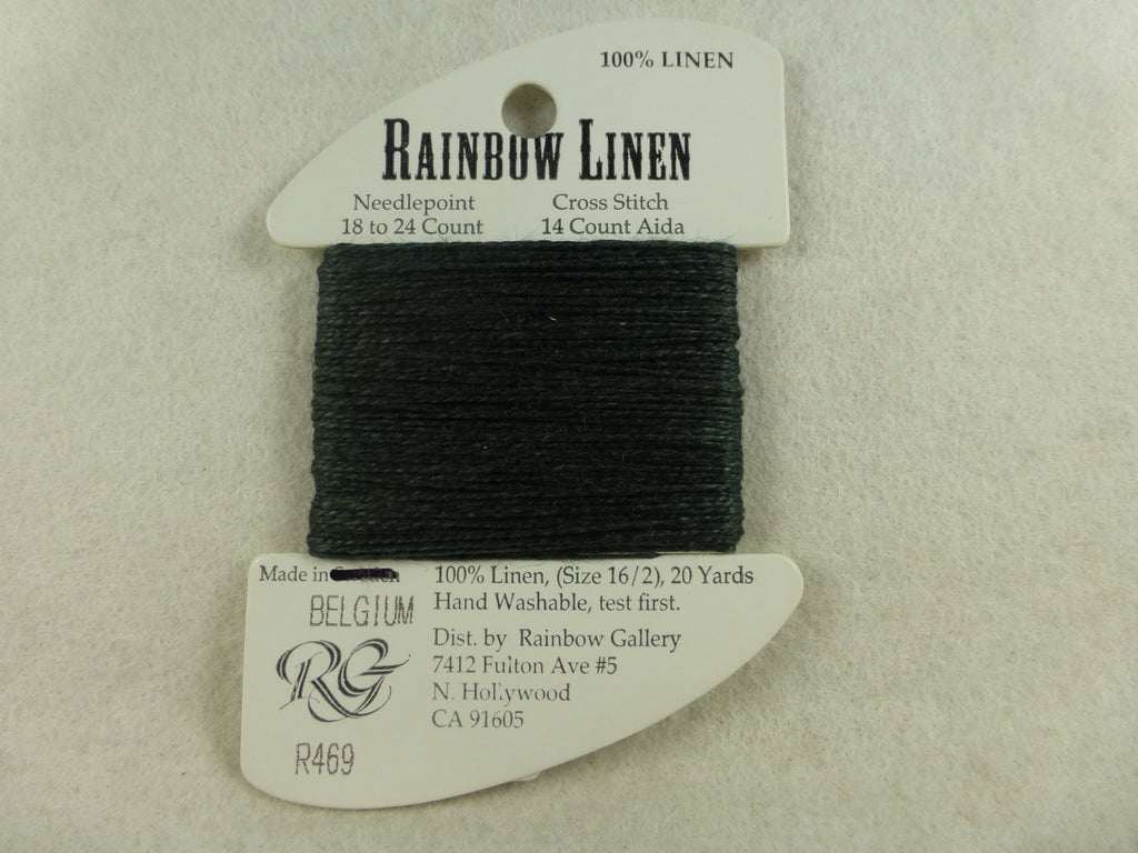 Rainbow Linen R469 Charcoal Gray