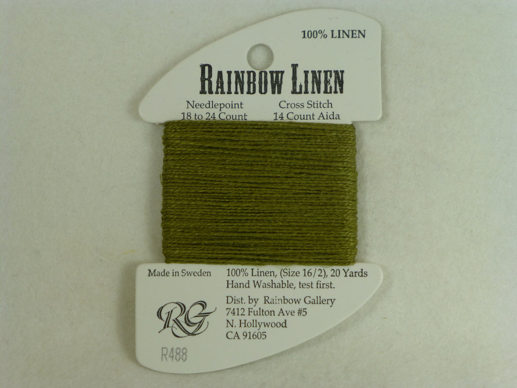 Rainbow Linen R488 Moss