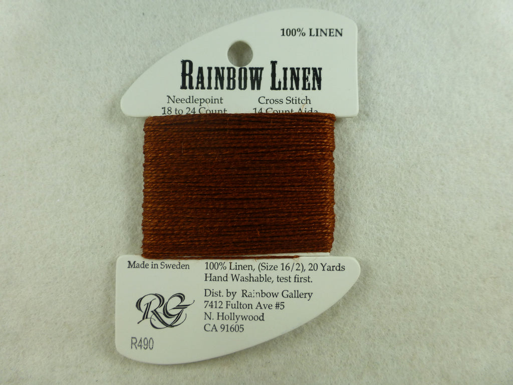 Rainbow Linen R490 Burnt Henna