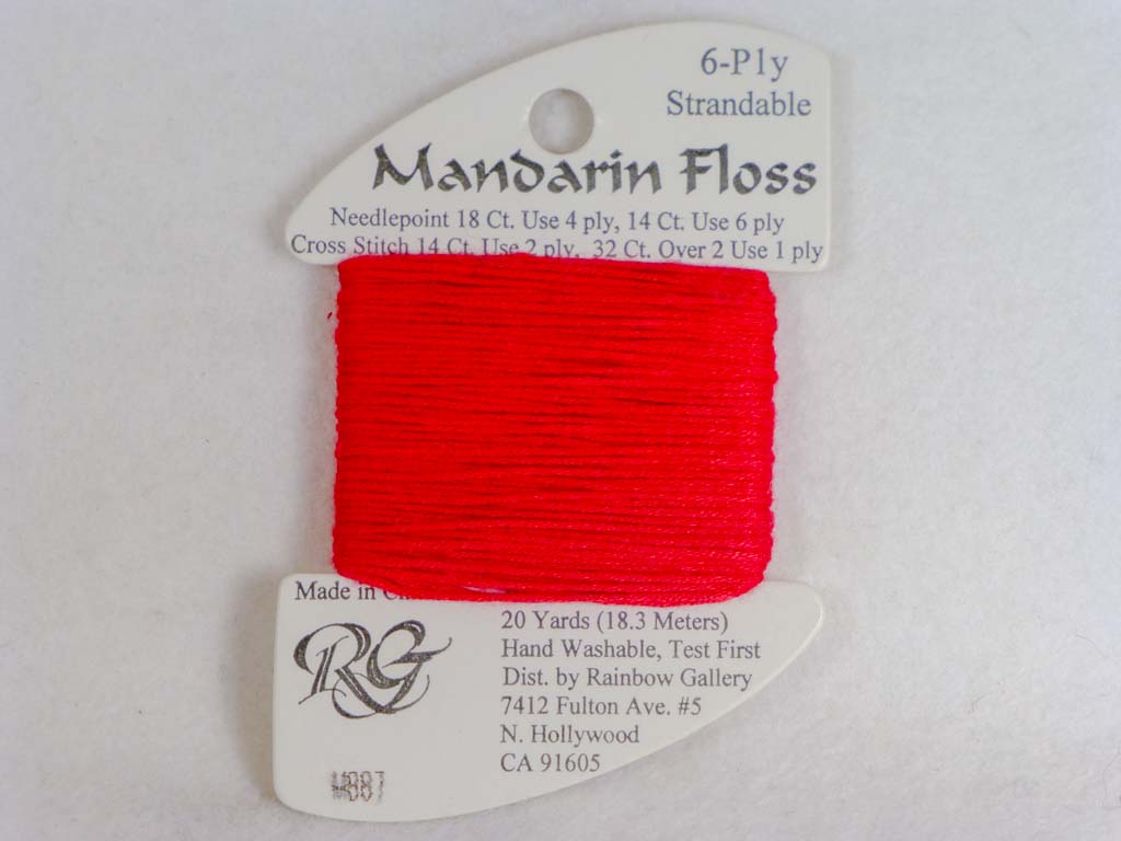 Mandarin Floss M887 Lite Christmas Red
