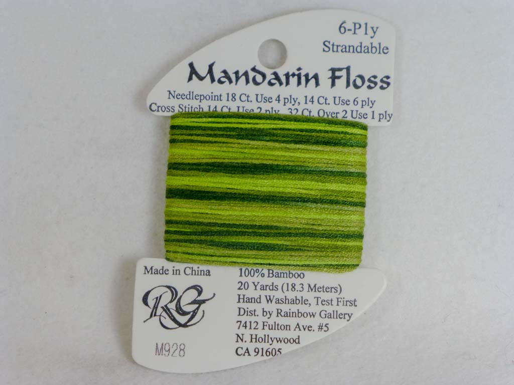 Mandarin Floss M928 Green Fields