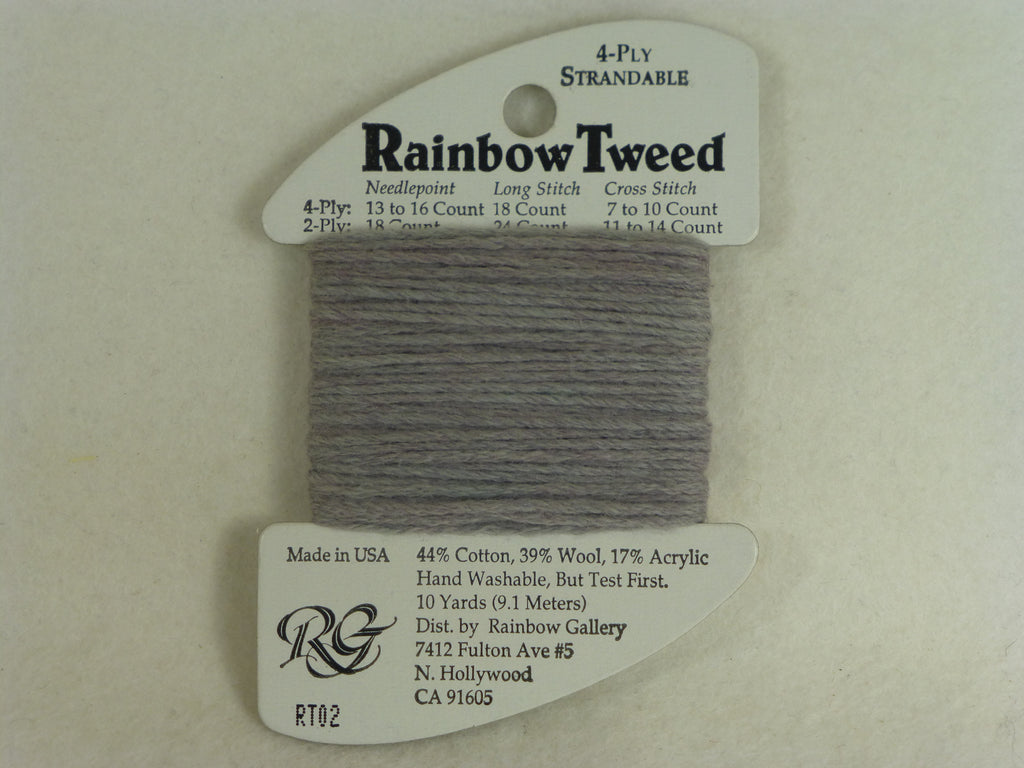 Rainbow Tweed RT02 Medium Shell Gray