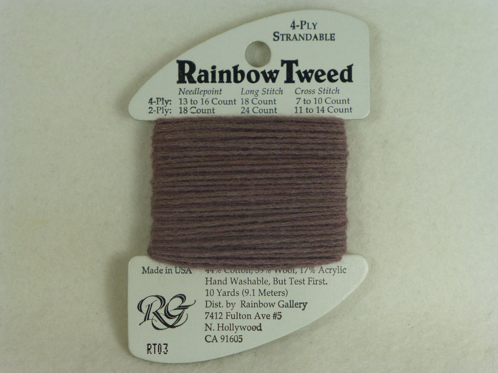 Rainbow Tweed RT03 Dark Shell Gray