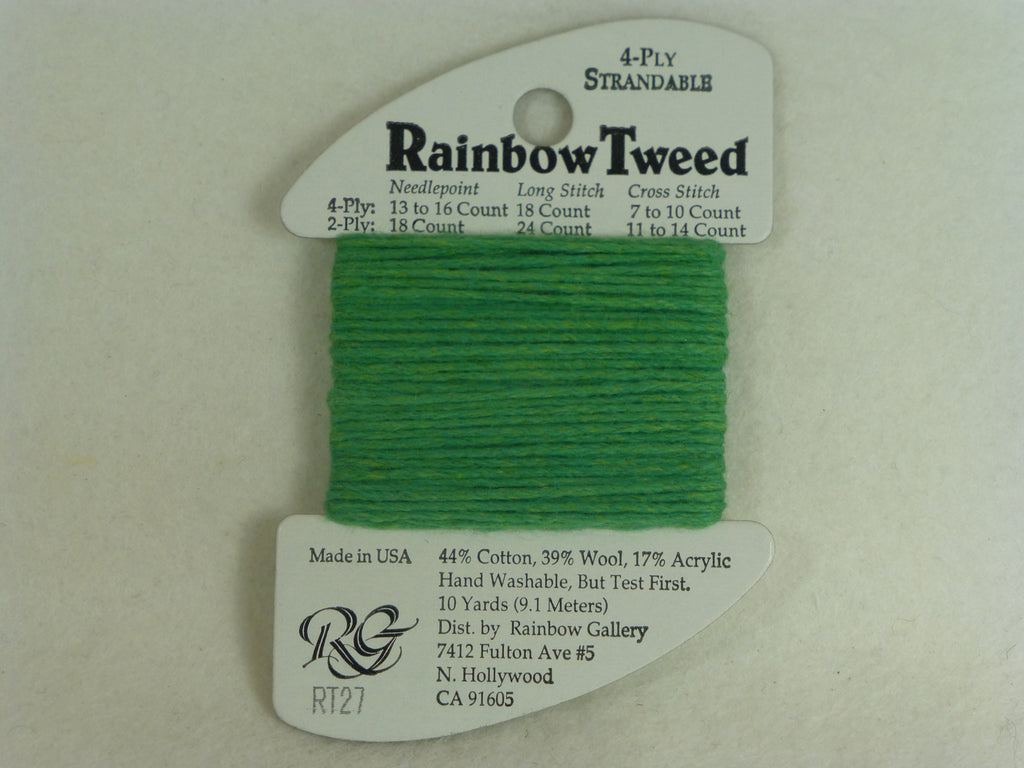 Rainbow Tweed RT27 Christmas Green
