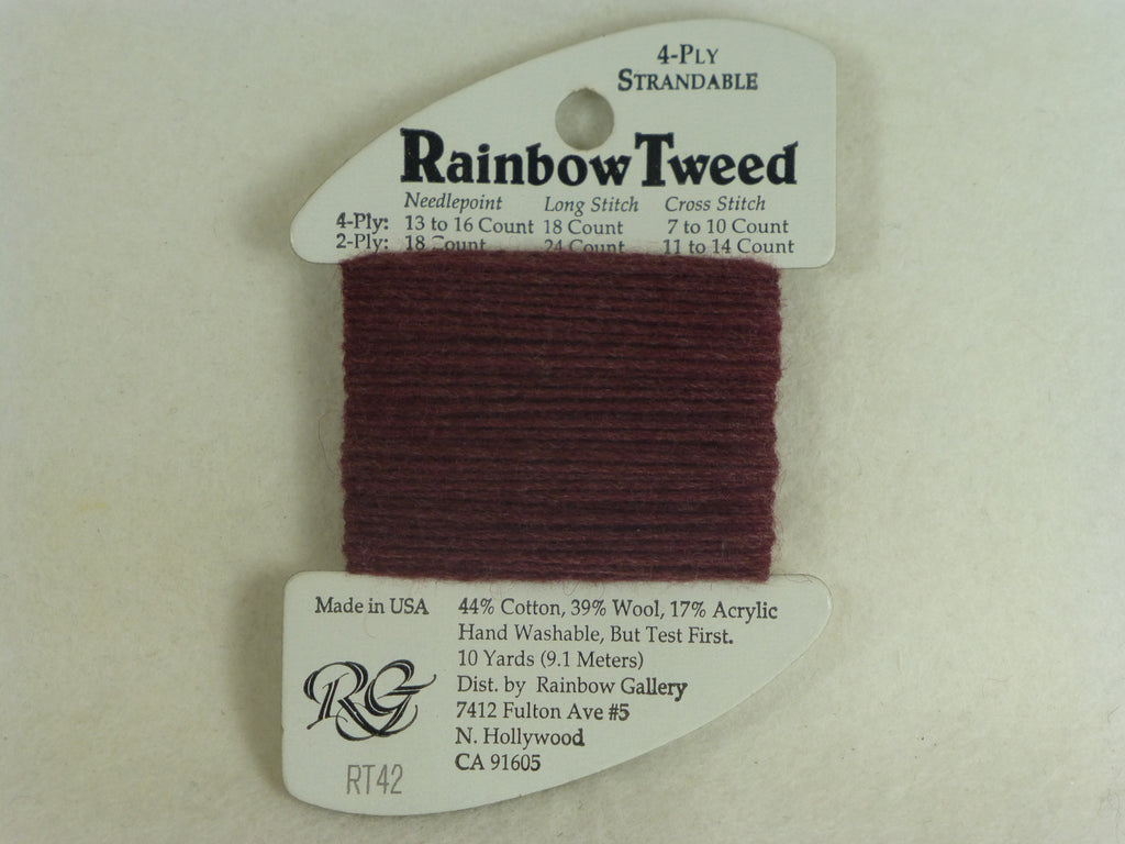 Rainbow Tweed RT42 Maroon