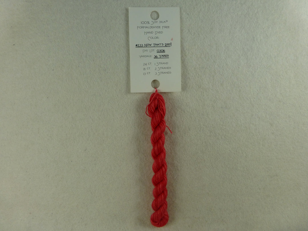 Soy Luster 233 Now That's Red