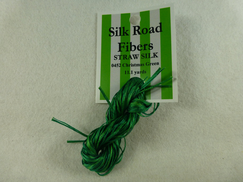 Straw Silk 0452 Christmas Green