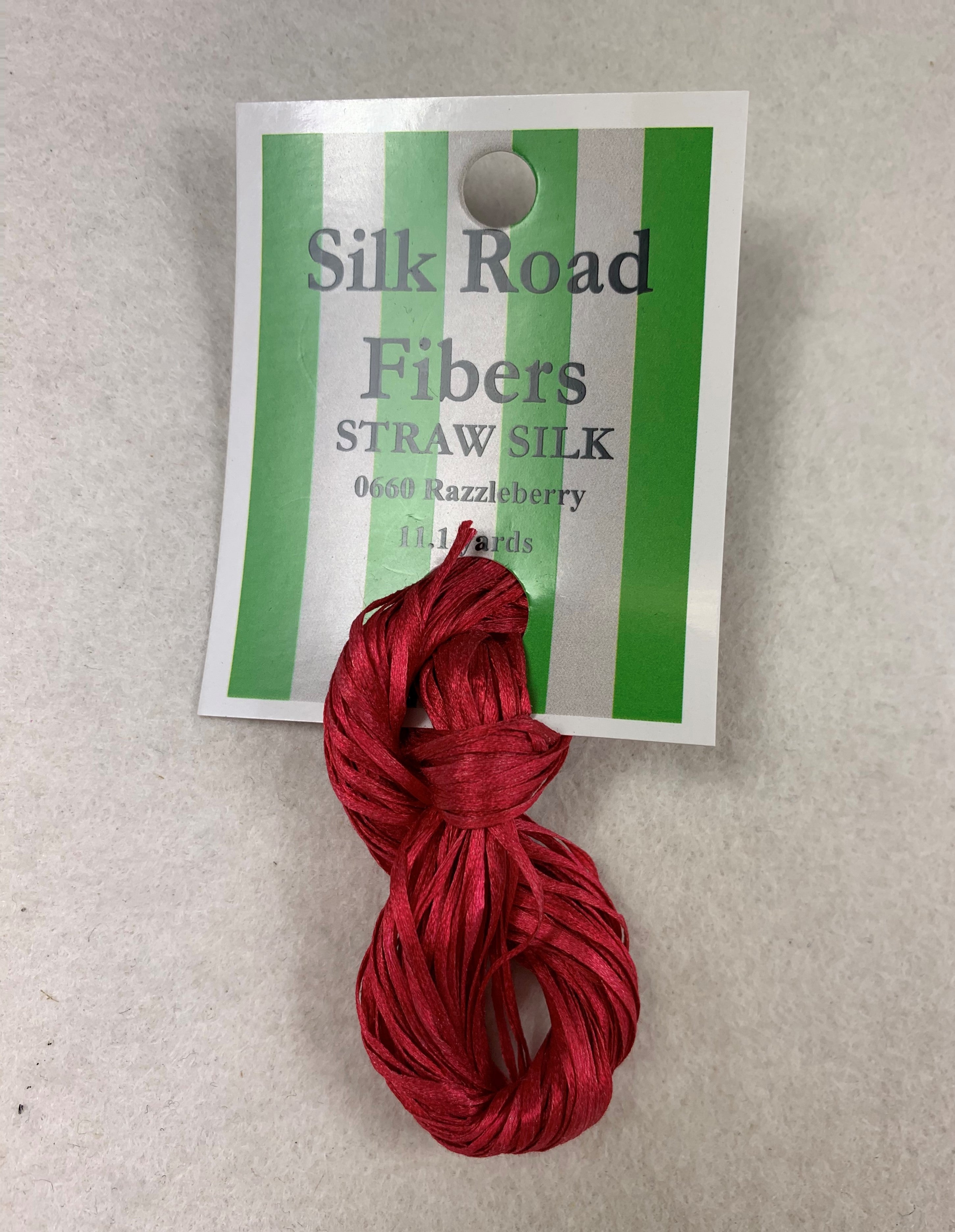 Straw Silk 0660 Razzleberry – Beehive Needle Arts