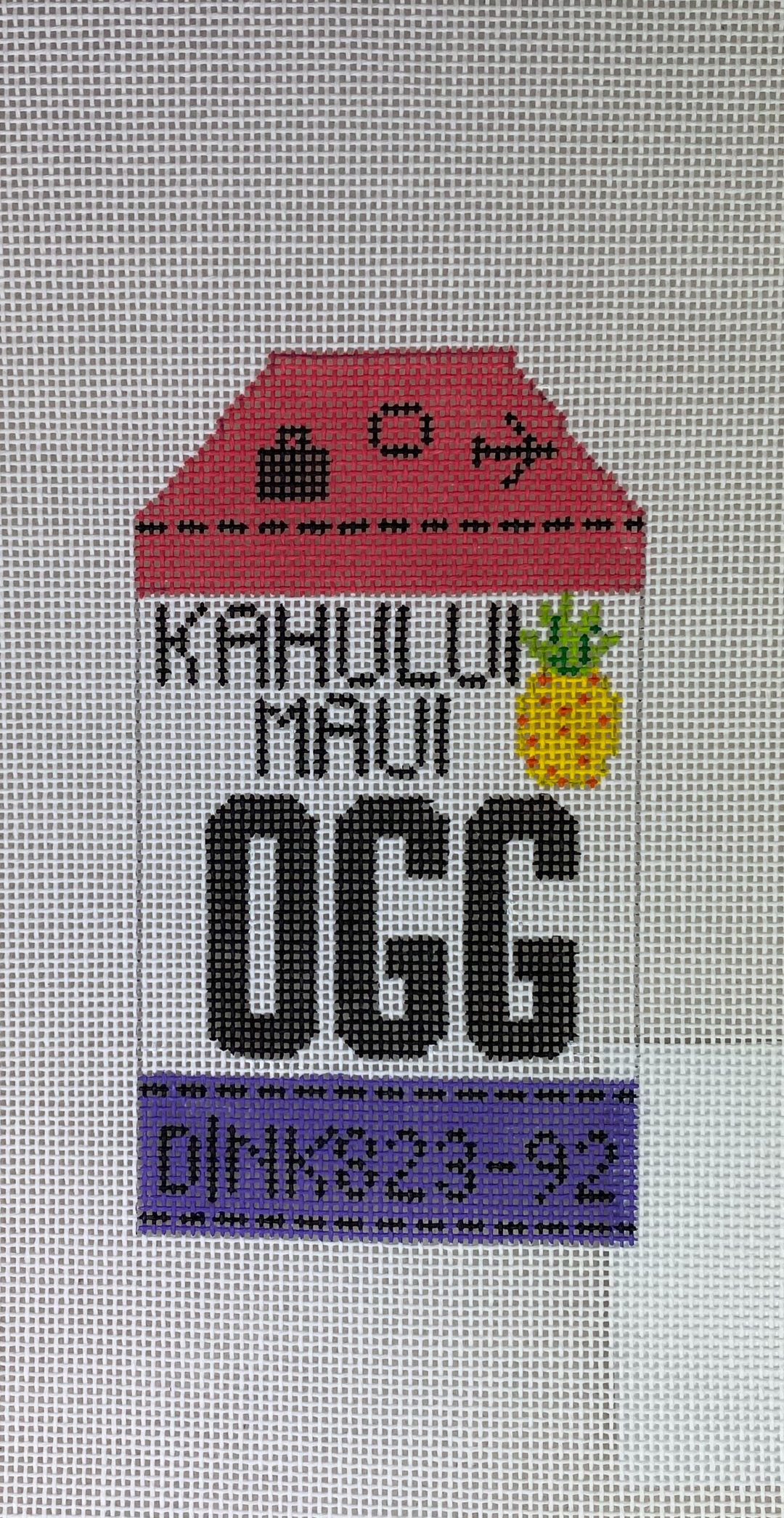Hedgehog Needlepoint HH1OGG Maui