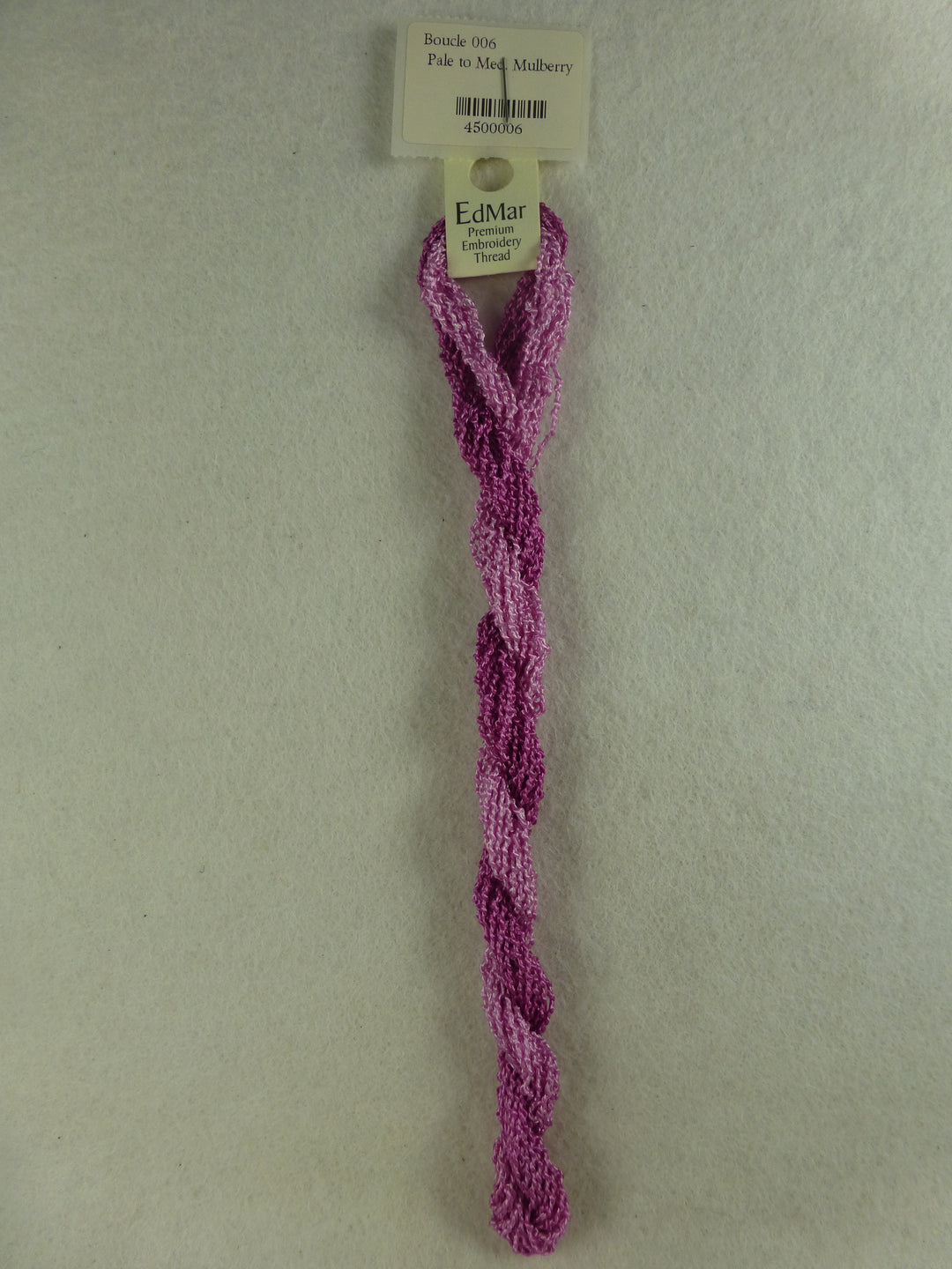 Boucle 006 Pale to Med. Mulberry