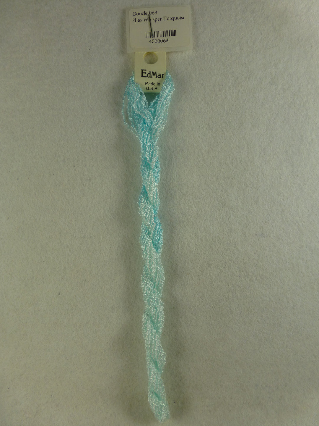 Boucle 063 Pl to Whisper Turquoise