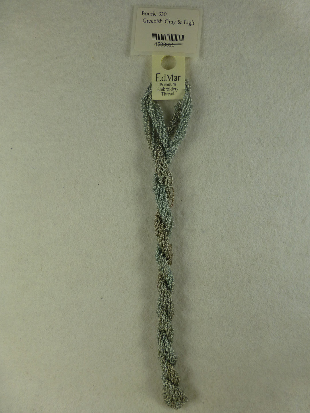 Boucle 330 Light Greenish Gray & Light Tan