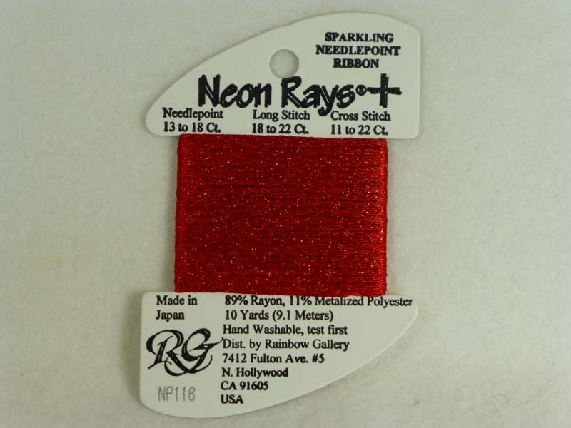Neon Rays+ NP118 Christmas Red