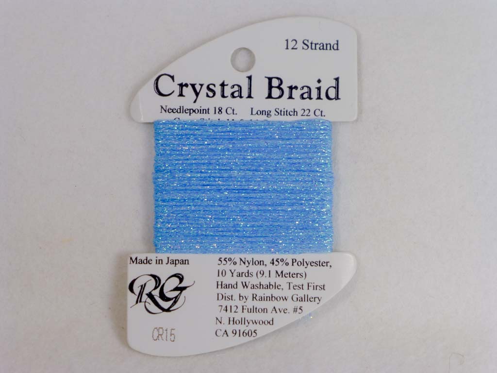 Crystal Braid CR15 Blue by Rainbow Gallery From Beehive Needle Arts