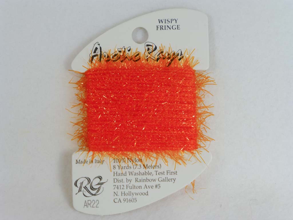 Arctic Rays AR22 Brite Orange by Rainbow Gallery From Beehive Needle Arts