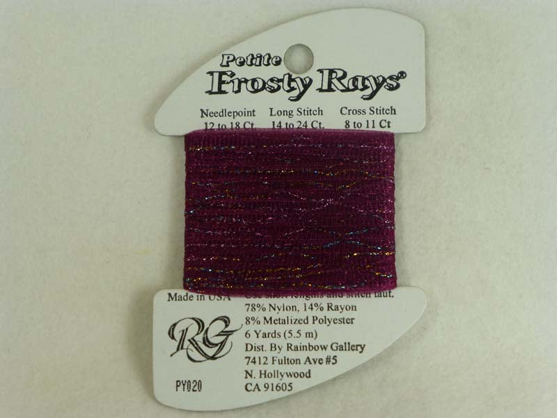 Petite Frosty Rays PY020 Dark Antique Mauve Gloss