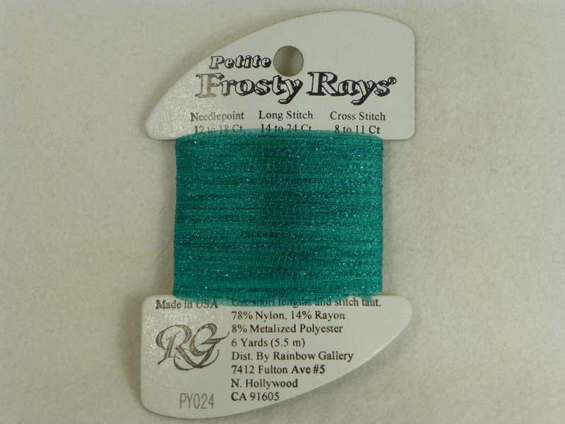 Petite Frosty Rays PY024 Turquoise Gloss