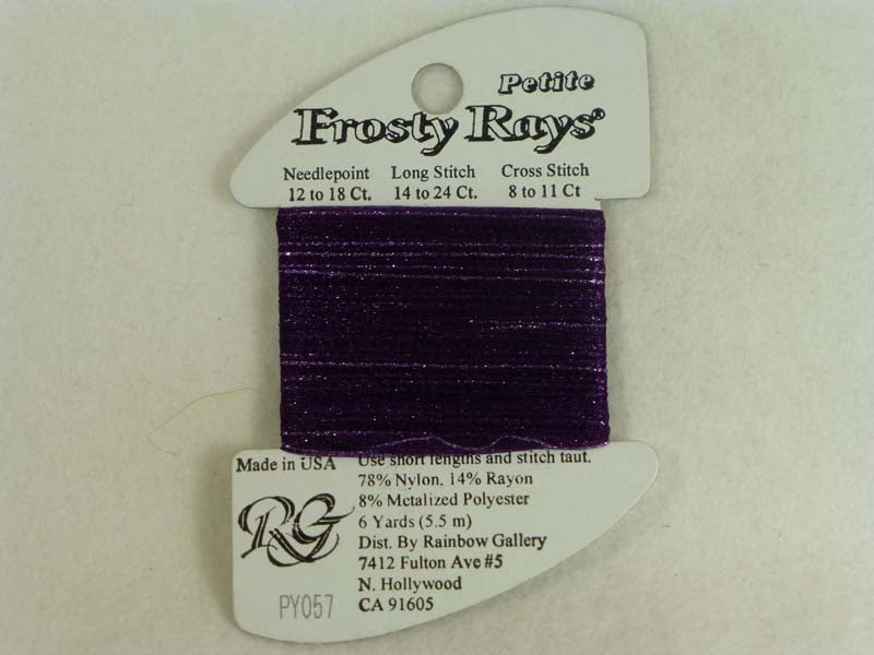 Petite Frosty Rays PY057 Dark Purple Gloss