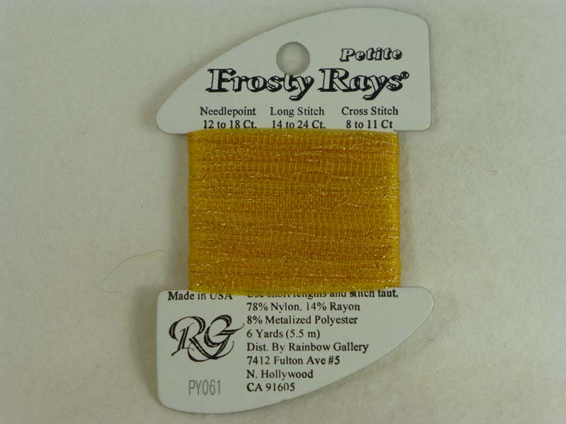 Petite Frosty Rays PY061 Yellow Gloss