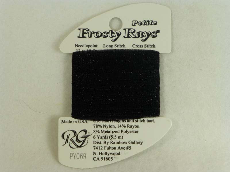 Petite Frosty Rays PY069 Black Gloss