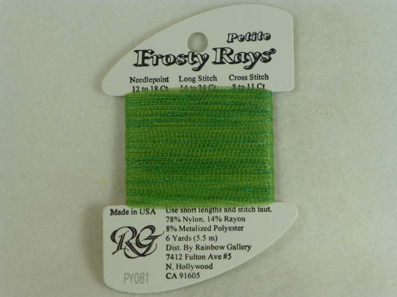 Petite Frosty Rays PY081 Green Grass Gloss
