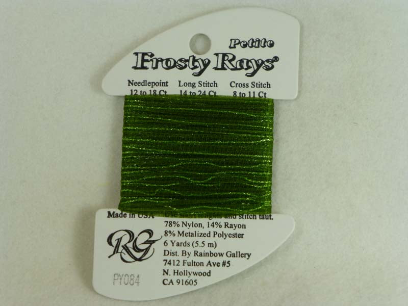 Petite Frosty Rays PY084 Medium Olive Green Gloss