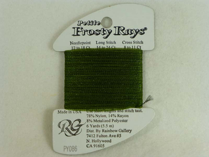 Petite Frosty Rays PY086 Dark Olive Green Gloss