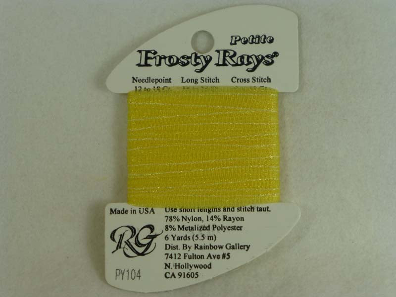 Petite Frosty Rays PY104 Golden Yellow Pearl