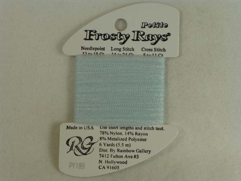 Petite Frosty Rays PY189 Blue Blush Pearl