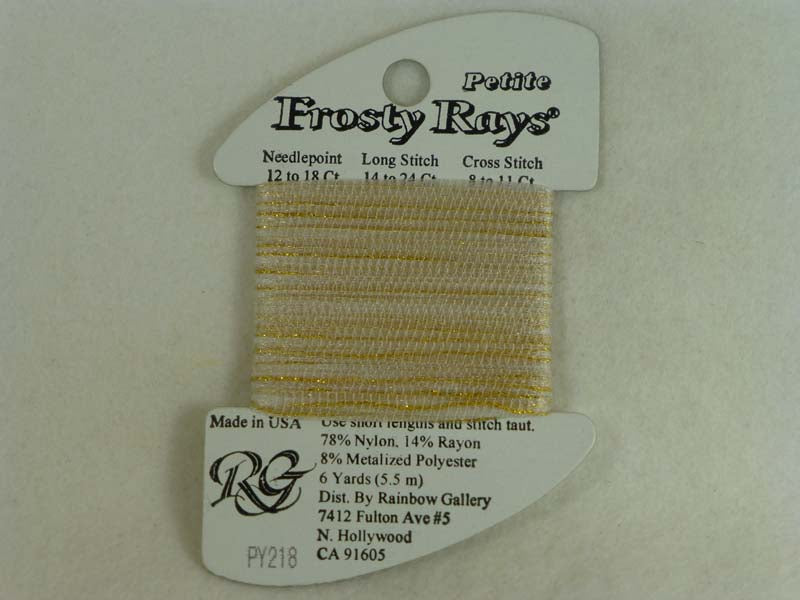 Petite Frosty Rays PY218 Gold Ice