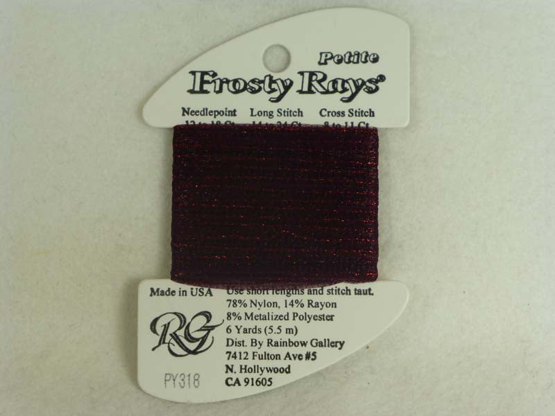 Petite Frosty Rays PY318 Midnight Red Gloss